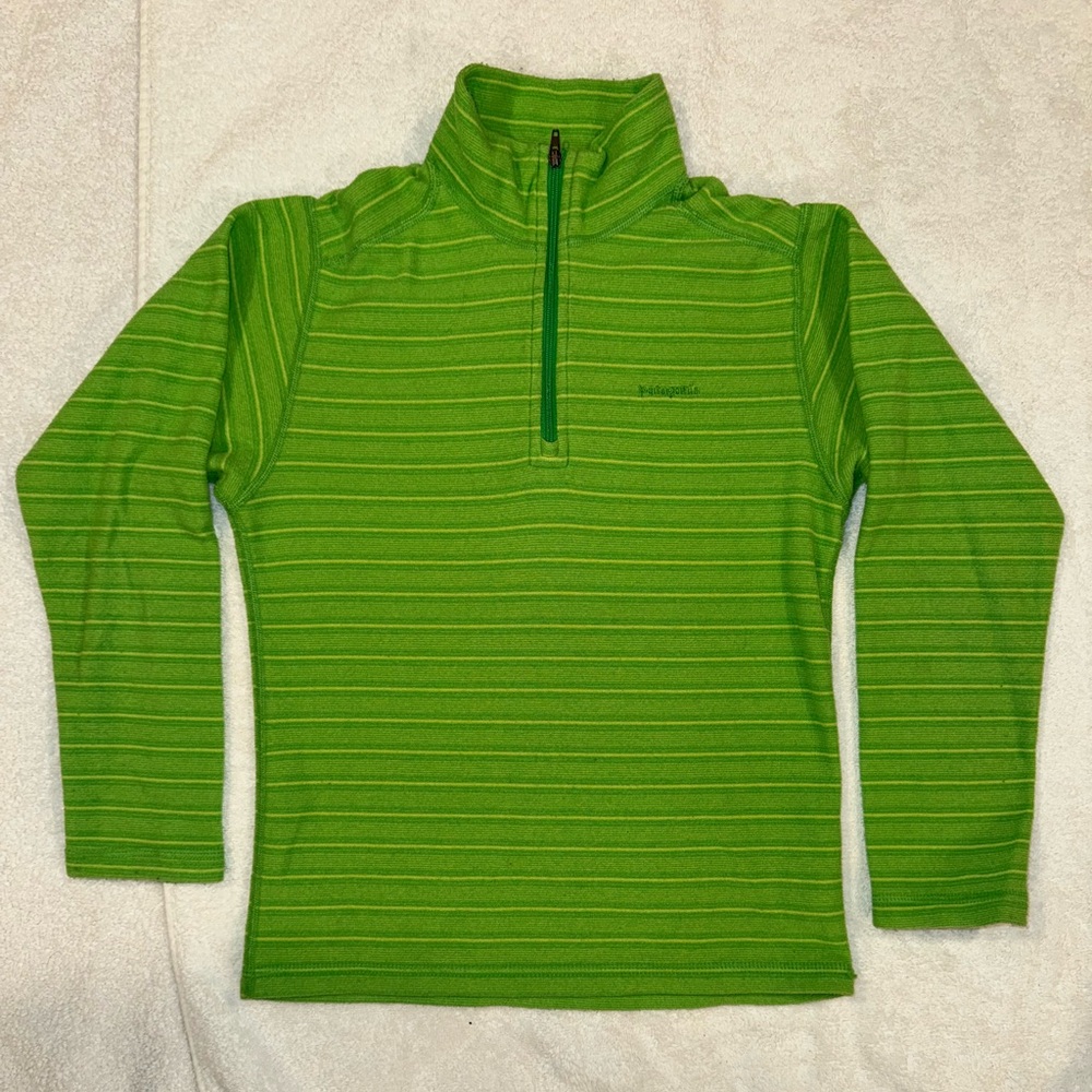 Patagonia youth 1/4 zip fleece, size S(8)